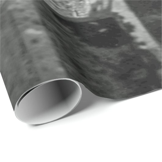 Vergessenes Grab Geschenkpapier (Rolleneckpunkt)