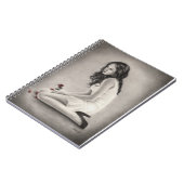 Vergessenes Rosen-Notizbuch Notizblock (Linke Seite)