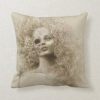 Vergessenheits-makaberes Fantasie-Kunst-Kissen