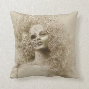 Vergessenheits-makaberes Fantasie-Kunst-Kissen Kissen