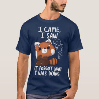 Vergessliche Rotpanda-Familie T-Shirt