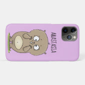 Vergesslicher, bezaubernder Hamster-Cartoon Case-Mate iPhone Hülle (Rückseite (Horizontal))