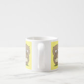 Vergesslicher, bezaubernder Hamster-Cartoon Espressotasse (Rückseite)