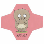 Vergesslicher, bezaubernder Hamster-Cartoon Fußball (Flach)