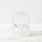 Vergesslicher, bezaubernder Hamster-Cartoon Mattglastasse (Mittel)