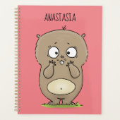 Vergesslicher, bezaubernder Hamster-Cartoon Planer (Vorderseite)