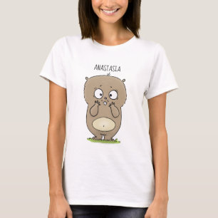 Vergesslicher, bezaubernder Hamster-Cartoon T-Shirt