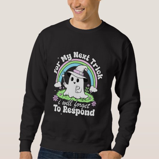 Vergesslicher Geist Sims Funny Ghost Spooky Niedli Sweatshirt (Vorderseite)