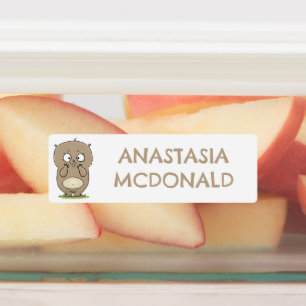 Vergesslicher Hamster-Hamster-Cartoon personalisie Etiketten