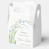 Vergesst-ich-nicht-Hochzeit Geschenkschachtel (Geöffnet)