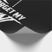 Vergesst meinen Rabatt nicht - lustige alte Leute Geschenkpapier (Ecke)