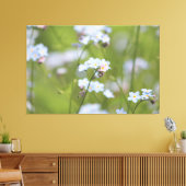 Vergesst mich Knoten Leinwanddruck (Insitu (Wohnzimmer))