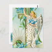 Vergesst mich lieber nicht Angel Postkarte (Vorne/Hinten)