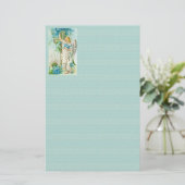 Vergesst mich lieblich nicht Angel Stationery Briefpapier (Stehend Vorderseite)