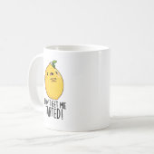 Vergesst mich nicht mit einem lustigen Lemon Pun Kaffeetasse (Vorderseite Links)