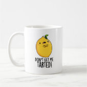 Vergesst mich nicht mit einem lustigen Lemon Pun Kaffeetasse (Links)