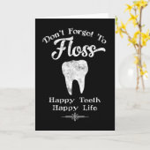 Vergesst nicht, mit dem Chalkboard zu fahren Karte (Gelbe Blume)