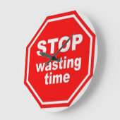 Vergeuden Sie keine Zeit - Uhr (Winkel)