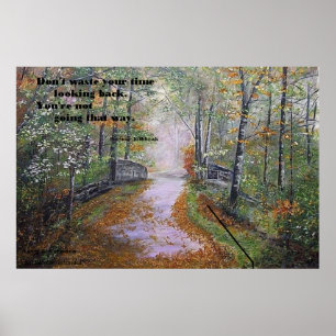 VERGEUDEN SIE NICHT IHRE ZEIT, DIE ZURÜCK LOTHBRAK POSTER