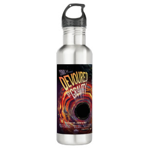 Vergeudet durch Gravity Halloween Hole Black Horro Edelstahlflasche