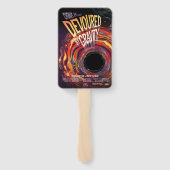 Vergeudet durch Gravity Halloween Hole Black Horro Fächer (Rückseite)