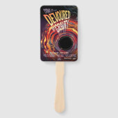 Vergeudet durch Gravity Halloween Hole Black Horro Fächer (Vorderseite)