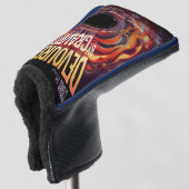 Vergeudet durch Gravity Halloween Hole Black Horro Golf Headcover (3/4 Vorderseite)