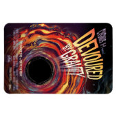 Vergeudet durch Gravity Halloween Hole Black Horro Magnet (Horizontal)