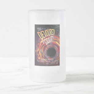 Vergeudet durch Gravity Halloween Hole Black Horro Mattglas Bierglas