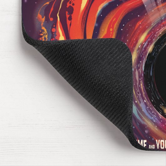 Vergeudet durch Gravity Halloween Hole Black Horro Mousepad (Ecke)