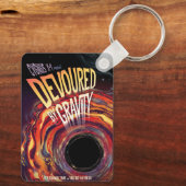 Vergeudet durch Gravity Halloween Hole Black Horro Schlüsselanhänger (Rückseite)