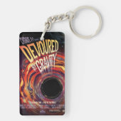 Vergeudet durch Gravity Halloween Hole Black Horro Schlüsselanhänger (Rückseite)