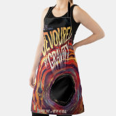 Vergeudet durch Gravity Halloween Hole Black Horro Schürze (InSitu)