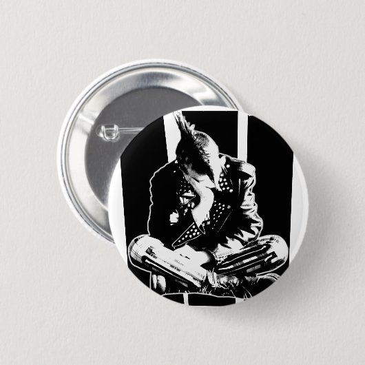 VERGEUDETER Punk Button (Vorne & Hinten)