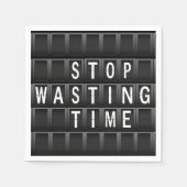 Vergeudung stoppen serviette (Vorderseite)