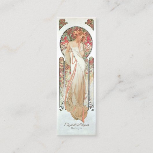 Vergewaltigung von Blume - Mini Visitenkarte (Vorderseite)