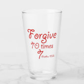 Vergib 70 x 7 Customize Es fügt Namen oder Initial Glas (Vorderseite)