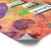 Vergib. Beginnen Sie mit sich selbst - inspirieren Poster (Ecke)