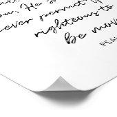 Vergib den Herrn deine Last... - Psalm 55:10 Poster (Ecke)