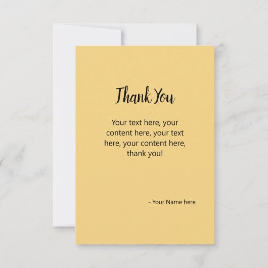 Vergib dir und sei glücklich, nur ein wenig blumig dankeskarte (Rückseite)