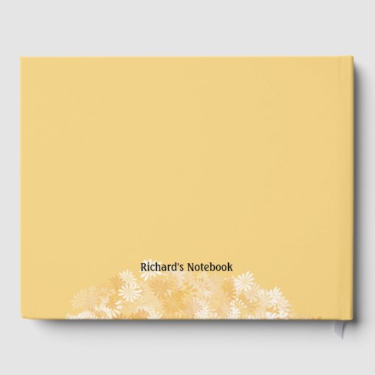 Vergib dir und sei glücklich, nur ein wenig blumig gästebuch (Rückseite)