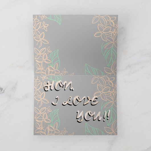 Vergib mir, Hon, ich Liebe dir! Karte (Innenseite)