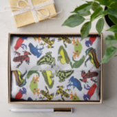 Vergiften Sie Pfeil-Frösche, Kindamphibisch Seidenpapier (Geschenk)