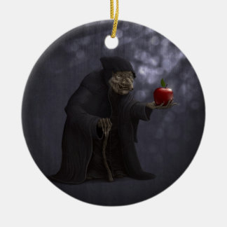 Vergifteter Apfel Keramikornament