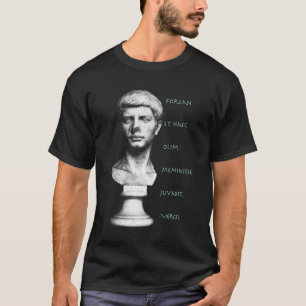 Vergil-Forsan auf Schwarzem T-Shirt