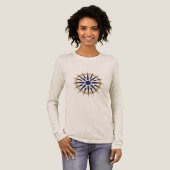 Vergina-Sonne (Version 2) Tri-Blend Shirt (Volle Vorderseite)