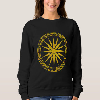 Vergina Sun Macedonian Star Argead Ancient Greek P Sweatshirt