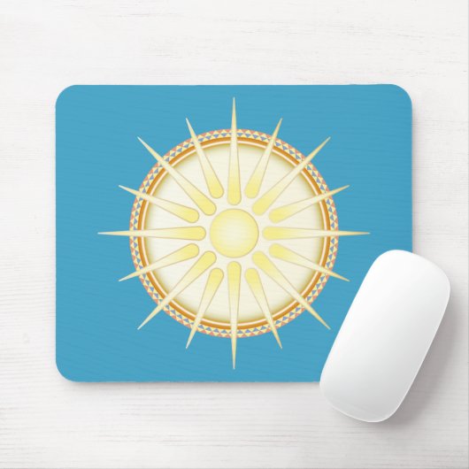 Vergina Sun (Stern von Vergina) Mousepad (Mit Mouse)