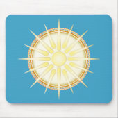 Vergina Sun (Stern von Vergina) Mousepad (Vorne)