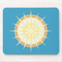 Vergina Sun (Stern von Vergina) Mousepad